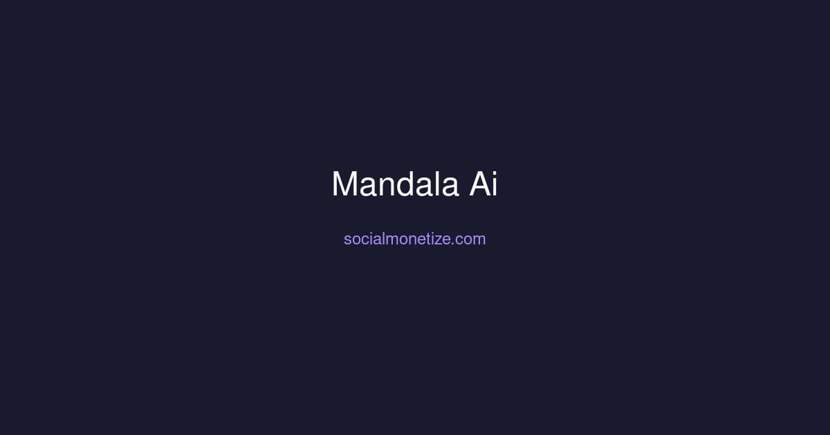 Mandala AI - AI social media tool