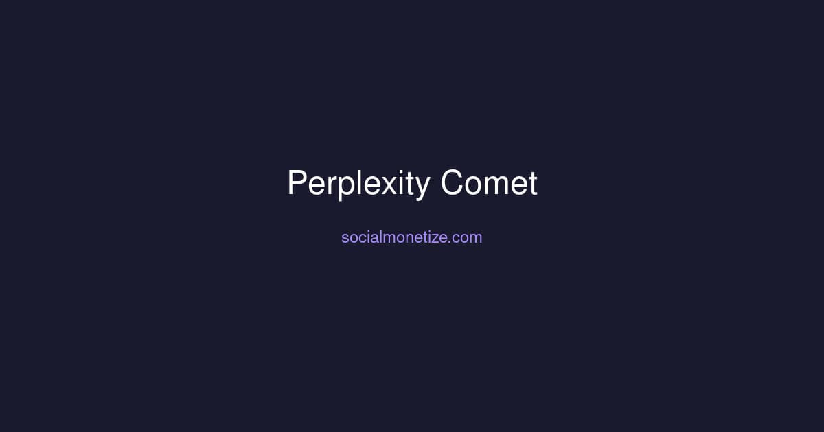 Perplexity Comet